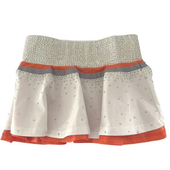 Miami Dolphins inspired rhinestone game day toddler skirt sz3 in mint condition - Picture 3 of 8